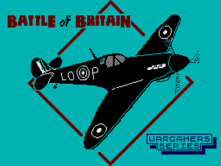 Battle of Britain title screen for ZX Spectrum